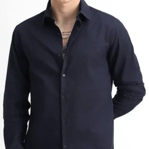 blue shirt
